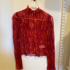 Free People Sheer Top